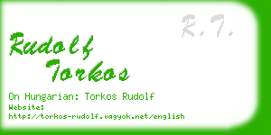 rudolf torkos business card